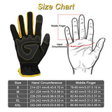 ▶ Guantes de jardinería DE trabajo utilitarios para hombres, guantes de jardinería, guantes de mecánica finos, guantes ligeros para pantalla táctil, color negro medio