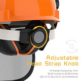 TOOLIOM Casco de seguridad para motosierra, casco de protección de seguridad con gafas antivaho