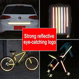 ▶ Cinta reflectiva Cinta de precaución de Seguridad de Peligro al Aire Libre Etiqueta de Flecha Impermeable - Tráfico Nocturno de automóviles Reflector de Alta Intensidad Visibilidad