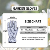 ▶ Guantes de jardinería para mujer, guantes de trabajo de cuero, resistentes a las espinas, guantes de jardín para podar rosas, deshierba, limpieza de patio, plantación