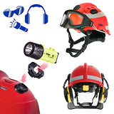 Dräger Casco de Rescate y Combate contra Incendios HPS 3500 con Goggles (Rojo)
