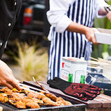 ▶ Guantes ignífugos Guantes resistentes al calor para parrilla, alta resistencia a la temperatura, guantes ignífugos para asar a la parrilla, para freír, barbacoa, cocinar, hornear, horno, cortar