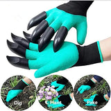 ▶ Guantes Jardinería 2 pares de guantes de jardín, guantes de trabajo de jardinería con garras resistentes rápidos y fáciles de cavar y plantar, guantes seguros para mujeres y hombres