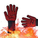 ▶ Guantes ignífugos  Guantes De Horno Resistentes Al Calor Horno De Cocina para Hornear Aislamiento Térmico Guantes Ignífugos De Silicona Antideslizantes Resistentes A Altas Temperaturas