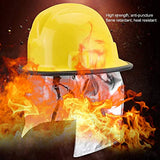 Casco de Seguridad para Bomberos, Papel de Aluminio Casco de Seguridad Equipo de Rescate de Emergencia Equipo para Bomberos, Trabajo, Hogar