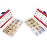 💢  Hilitchi Juego de 360 piezas M2 M3 M4 macho hembra de latón espaciador de tuercas de tornillo