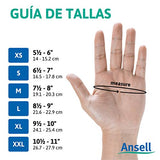 MICROFLEX 93-252 - Guante Desechable de Nitrilo Negro, Sin Polvo, 4.7 mil. Talla Mediana (Caja de 100)