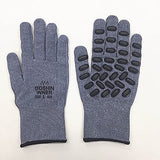 Artículo útil japonés, guantes interiores con cojines para reducir las vibraciones. Guantes antivibración (medianos)