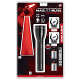 ▶ MAGLITE Paquete de seguridad ML50L 2 celdas C LED linterna negro, tamaño medio, ML50L-I201G – Varita roja