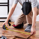 ▶ AmazonCommercial - Rodilleras de espuma de gel suave, 9 pulgadas, negro, 3 pares