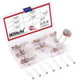 💢 Hilitchi - Resistencia fotoresistor (210 unidades, resistencia a la luz, función de la luz, 5 mm, GM5539 5539)