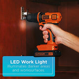 Black & decker LDX120 - Taladro inalámbrico/destornillador