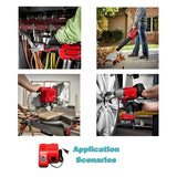 ▶ Lilocaja Cargador de batería multivoltaje M12 y M18 de repuesto para Milwaukee Rapid Charger 48-59-1812, compatible con Milwaukee M12 12V y M18 18V batería de iones de litio 48-11-2420 48-11-2401 48-11-1840