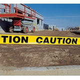 Cordova T15101 Cinta de advertencia para barricada, 1000'. rollo, amarillo/negro