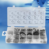 225 Piezas Anillo De Retención a Presión,Circlips,Anillos De Seguridad,Juego De Cajas Surtidas Circlip,Metal,Internos y Externos,En Una Caja De Plástico