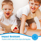 ▶ Anteojos de seguridad para niños, anteojos de protección ocular resistentes a los arañazos 36, anteojos de seguridad para niños, clase científica, laboratorio, deportes, tiro, paisajismo, tamaño infantil y juvenil