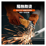 ▶ Guantes de soldador Guantes de soldador de cuero de invierno resistente a alta temperatura resistente al desgaste wear-resistant, anti-scalding, flame retardant