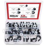💢 Hilitchi - Juego de pinzas aisladas de acero galvanizado, 47 unidades, 1/4~5/8 pulgadas (6,5 mm – 16 mm)
