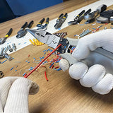 ▶ Juego de Alicates de 3 Piezas, Pinzas de Combinados, Pinzas de Corte Diagonal, Pinzas de Punta de Aguja, Juego de Pinzas Electricista
