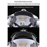 ▶ Casco de Seguridad Industrial, Casco Anticolisión Transpirable ABS, Casco de Protección Industrial para Obra con Tiras Reflectantes, para Alimentación/Construcción/Túnel