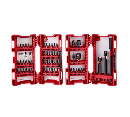 ▶ MILWAUKEE  Herramienta eléctrica 48-32-4028 Shockwave ID Juego de brocas 55P