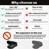 LIPROFE Zapatos de chef para hombre, antideslizantes, resistentes al aceite, impermeables, zapatos de trabajo de seguridad, cómodos, zapatos de enfermería, para jardineros, hombres y mujeres, zuecos de chef para interiores y exteriores, para cocina, ofici