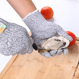 ▶ Guantes de Trabajo Anticorte  Guantes de cocina de seguridad de nivel 5 para corte de carne, tallado de madera, despiece, tallado GL02 S