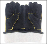 ▶ Guantes de Soldador de Estilo Deportivo 16 IN Guantes Largos, Seguros y duraderos, Guantes de Soldadura Resistentes al Calor, Mitones for soldadores/Chimenea/Camping/Cocina/Jardinería