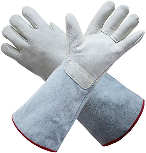 ▶ Guantes criogénicos  anti-corrosión criogénica de congelación de oxígeno líquido frío y guantes hielo líquido amoníaco líquido de nitrógeno Guantes protección antihielo