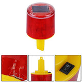 Simlug Luz de Emergencia Solar, 1pc LED de Advertencia de Emergencia Solar Luz de Flash Lámpara de Alarma Tráfico Carretera Barco Luz roja