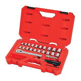 ▶ CRAFTSMAN Juego de llaves de vaso (32 unidades, 3/8", en estuche moldeado)