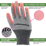 ▶ Guantes de jardinería  para mujeres y hombres, guantes protectores recubiertos de nitrilo y goma, guantes de jardín a prueba de espinas, guantes de trabajo al aire libre, azul, verde, gris, rosa (talla M a XL) (mediano, goma, 6 pares, rosa)