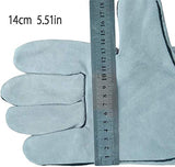 ▶ Guantes de Soldador Resistentes al Calor, Guantes de Soldador, Guantes de Cuero for soldar, Manoplas for soldadores/excelente Agarre/Camping/Cocina/jardinería
