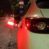 ▶ Twinkle Star - Kit de bengalas de emergencia LED estroboscópicas de seguridad para carretera con base magnética, soporte desmontable, caja de almacenamiento sólida (juego de 4)