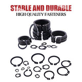 💢 Hilitchi 150-Pcs Alloy Steel External Circlip Snap Retaining Clip Ring Assortment Kit - Size: 4mm to 28mm