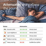 Alpine SleepDeep Tapones de Oídos para Dormir. Tapones de Dormir Ovalados 3D con Gel Supresor de Ruido. Filtros Suaves para Dormir de Lado. Reducen el Sonido de los Ronquidos. 1 Par Reutilizable