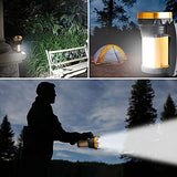 🔦 Linterna recargable Roadwiz Foco LED de mano recargable de 6000 lúmenes, linterna portátil superbrillante, foco de batería de mano, linterna LED de mano brillante, luz de trabajo USB de larga duración