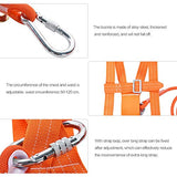 Arnés de Escalada, Medio Cuerpo Cinturón de Seguridad Ajustable Arnés de Escalada al Aire Libre para Trabajos Aéreos(Small Buckle1.6m)
