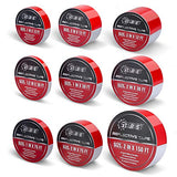 Starrey Cinta reflectante DOT-C2 de 2 pulgadas x 30 pies, color rojo y blanco, impermeable, autoadhesiva, para remolque, precaución, reflector de seguridad