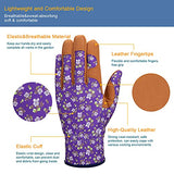▶ Guantes Jardinería  de cuero para mujer – Guantes de jardín resistentes a espinas, guantes de poda de rosas, guantes de trabajo para deshierba, excavación, rastrillo y poda