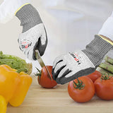 Guantes resistentes a los cortes nivel A6 a prueba de cortes guantes de trabajo Smart Touch grandes 1 par