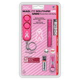 ▶ MAGLITE Solitario Led 1 Celda Aaa Linterna y Alarma Personal Rosa