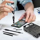Redlemon Juego de Herramientas de Precisión (117 piezas) con Puntas Magnéticas y Extensión Flexible. Para Reparación de Celulares, PC, etc. Desarmador Philips, Torx, Pentalobe, Triwing, Allen y más