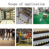 ▶ Rollo de cinta de seguridad reflectante a prueba de agua 50 mm * 25 m Cinta de señalización de piso con rayas amarillas y negras Cinta de advertencia de peligro y precaución Cinta de advertencia aut