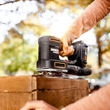 Lijadora multifunción inalámbrica (20 V, 2,0 Ah, 2 baterías y 1 cargador) WORX WX820L.2