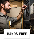 ▶ CATERPILLAR  Cat Linterna LED con base magnética de 175 lúmenes con chip incorporado CT1000 (negro/amarillo)