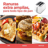 ▶ BLACK+DECKER  Tostadora de pan  Ranuras extra amplias