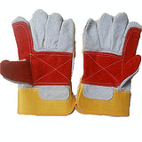 ▶ Guantes Soldador , Guantes Gruesos prácticos, Guantes Resistentes al Desgaste Resistentes al Corte, Soldador Guantes de Trabajo de construcción