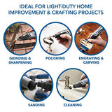 ▶ DREMEL - Herramienta giratoria inalámbrica de iones de litio de 4 V, velocidad variable, multiusos, carga USB, fácil cambio de accesorios, perfecto para bricolaje ligero y manualidades