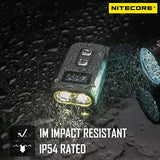 NITECORE TINI 2 (TINI2) - Linterna recargable EDC de 500 lúmenes con etiqueta NITECORE